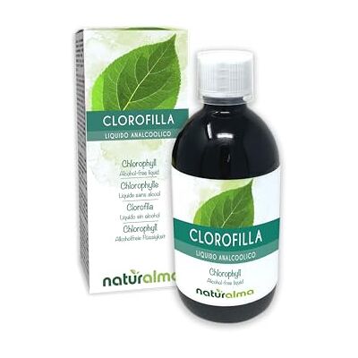 Naturalma Clorofilla liquida senza alcool liquido analcoolico 500 ml Integratore alimentare Vegano e 100% Naturale Naturalma Clorofilla liquida senza alcool liquido analcoolico 500 ml Integratore alimentare Vegano e 100% Naturale