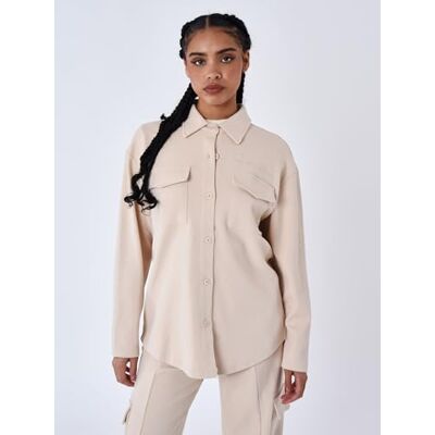 Pro-Ject Preparato da banco da donna, colore beige, taglia S streetwear contemporaneo Pro-Ject Preparato da banco da donna, colore beige, taglia S streetwear contemporaneo