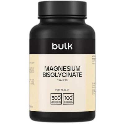 Compresse di Magnesio Bisglicinato di BULK POWDERS - 180 pcs Compresse di Magnesio Bisglicinato di BULK POWDERS - 180 pcs