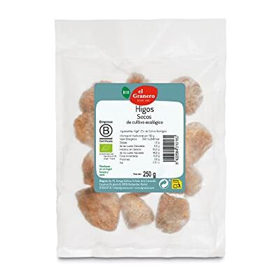 Fichi secchi biologici El Granero Integral 250 g Fichi secchi biologici El Granero Integral 250 g