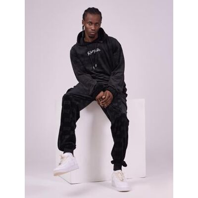 Pro-Ject Felpa da uomo, colore nero, taglia L, 100% poliestere streetwear contemporaneo Pro-Ject Felpa da uomo, colore nero, taglia L, 100% poliestere streetwear contemporaneo