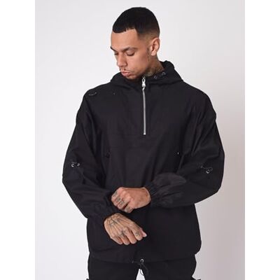 Pro-Ject Felpa da uomo, colore nero, taglia L, 100% poliestere streetwear contemporaneo Pro-Ject Felpa da uomo, colore nero, taglia L, 100% poliestere streetwear contemporaneo