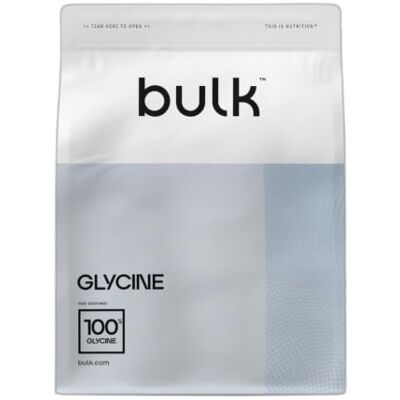 Bulk Glicina, 500g 2000 mg a porzione, 250 porzioni Bulk Glicina, 500g 2000 mg a porzione, 250 porzioni