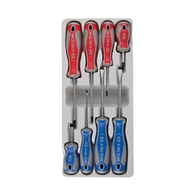 King Tony 33108MR - Set di Cacciaviti con 8 Attrezzi King Tony 33108MR - Set di Cacciaviti con 8 Attrezzi