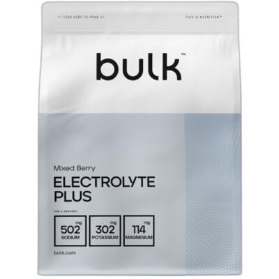 Bulk Electrolyte Plus, Mixed Berry Flavour, 420 g, 60 Servings, Replenishes Electrolytes, Boosts Hydration, Supports Muscle Function & Performance, Vegan-Friendly Bulk Electrolyte Plus, Mixed Berry Flavour, 420 g, 60 Servings, Replenishes Electrolytes, Boosts Hydration, Supports Muscle Function & Performance, Vegan-Friendly