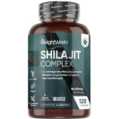 WeightWorld Complesso di Shilajit - erbe, 120 capsule WeightWorld Complesso di Shilajit - erbe, 120 capsule