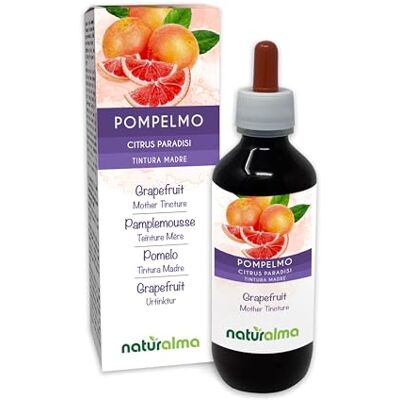 Naturalma Pompelmo (Citrus paradisi) semi Tintura Madre analcoolica Arricchito con Vitamina C Estratto liquido gocce 200 ml Integratore alimentare Vegano Naturalma Pompelmo (Citrus paradisi) semi Tintura Madre analcoolica Arricchito con Vitamina C Estratto liquido gocce 200 ml Integratore alimentare Vegano
