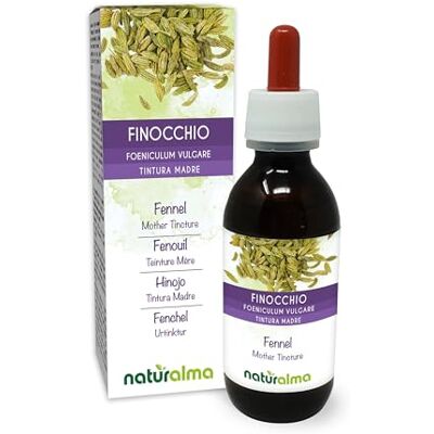 Naturalma Finocchio (Foeniculum vulgare) frutti Tintura Madre analcoolica Estratto liquido gocce 120 ml Integratore alimentare Vegano Naturalma Finocchio (Foeniculum vulgare) frutti Tintura Madre analcoolica Estratto liquido gocce 120 ml Integratore alimentare Vegano