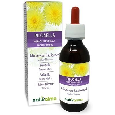 Naturalma Pilosella (Hieracium pilosella) erba Tintura Madre analcoolica Estratto liquido gocce 120 ml Integratore alimentare Vegano Naturalma Pilosella (Hieracium pilosella) erba Tintura Madre analcoolica Estratto liquido gocce 120 ml Integratore alimentare Vegano