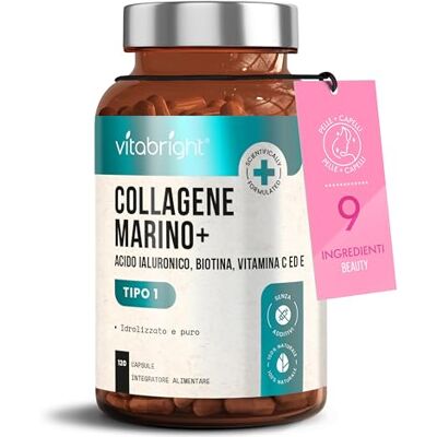 VitaBright - Collagene marino 1000mg - Integratore alimentare VitaBright - Collagene marino 1000mg - Integratore alimentare