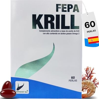 FEPA Krill 500 mg con Astaxantina - Integratore alimentare FEPA Krill 500 mg con Astaxantina - Integratore alimentare