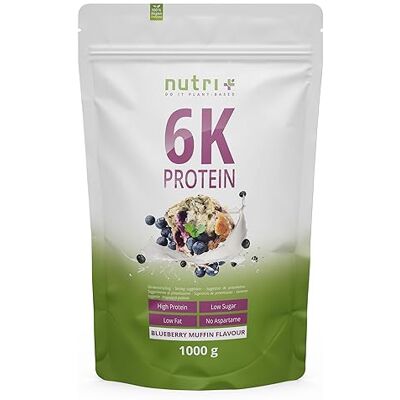 Nutri+ - 6K - Vegetale - 1kg - Proteine in polvere Nutri+ - 6K - Vegetale - 1kg - Proteine in polvere