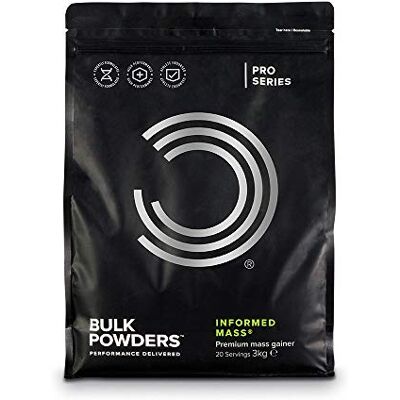 Bulk Informed Mass, Mass Gainer, Whey Protein Shake, Rocky Road, 3 kg, Packaging May Vary Bulk Informed Mass, Mass Gainer, Whey Protein Shake, Rocky Road, 3 kg, Packaging May Vary