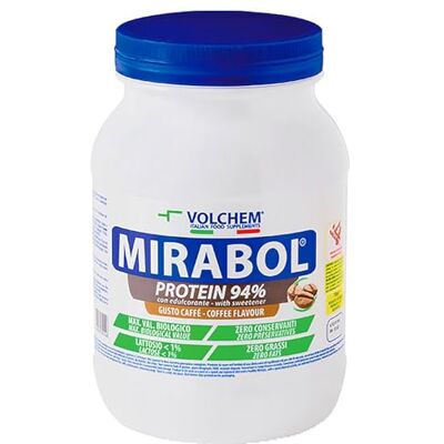 Volchem Mirabol Protein 94, Integratore Alimentare con Proteine dell'Uovo e del Latte, Senza Grassi Idrogenati e Conservanti, Barattolo con Polvere Solubile, Gusto Caffè, 750 g Volchem Mirabol Protein 94, Integratore Alimentare con Proteine dell'Uovo e del Latte, Senza Grassi Idrogenati e Conservanti, Barattolo con Polvere Solubile, Gusto Caffè, 750 g