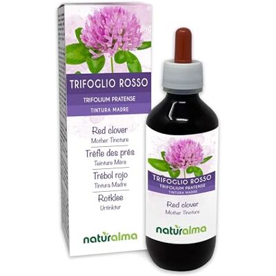 Naturalma Trifoglio rosso (Trifolium pratense) erba con fiori Tintura Madre analcoolica Estratto liquido gocce 200 ml Integratore alimentare Vegano Naturalma Trifoglio rosso (Trifolium pratense) erba con fiori Tintura Madre analcoolica Estratto liquido gocce 200 ml Integratore alimentare Vegano