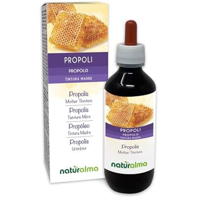 Naturalma Propoli (Propolis) resina Tintura Madre analcoolica Estratto liquido gocce 200 ml Integratore alimentare Naturalma Propoli (Propolis) resina Tintura Madre analcoolica Estratto liquido gocce 200 ml Integratore alimentare