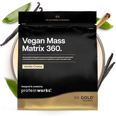The Protein Works Mass Gainer Vegano Estremo - Crema alla Vaniglia - Polvere di Proteine The Protein Works Mass Gainer Vegano Estremo - Crema alla Vaniglia - Polvere di Proteine