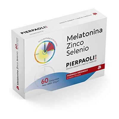 Pierpaoli Pierpaoli Melatonina Zinco Selenio - Supporto sonno - 60 Compresse Pierpaoli Pierpaoli Melatonina Zinco Selenio - Supporto sonno - 60 Compresse