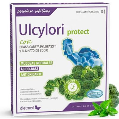 DietMed Ulcylori protegge il mantenimento di membrane mucose 20 sticks DietMed Ulcylori protegge il mantenimento di membrane mucose 20 sticks