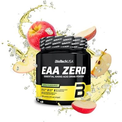 BioTechUSA EAA Zero Potenza degli Aminoacidi Essenziali 7160mg EAA/servizio Rapporto raccomandato dall'OMS Senza zucchero, senza glutine, 350 g, Mela BioTechUSA EAA Zero Potenza degli Aminoacidi Essenziali 7160mg EAA/servizio Rapporto raccomandato dall'OMS Senza zucchero, senza glutine, 350 g, Mela