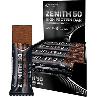 IronMaxx - Zenith 50 XL - Cioccolato al latte - Barre proteiche IronMaxx - Zenith 50 XL - Cioccolato al latte - Barre proteiche