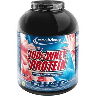 IronMaxx 100% Whey Proteina Fragola - Polvere di proteine IronMaxx 100% Whey Proteina Fragola - Polvere di proteine
