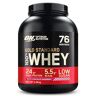 Optimum Nutrition Gold Standard 100% Whey Proteine in polvere per lo Sviluppo e il Recupero Muscolare con Glutammina e Aminoacidi BCAA Naturali, Gusto Cioccolato Bianco e Lampone, 76 Dosi, 2,28kg