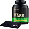 Optimum Nutrition Serious Mass Proteine Whey in Polvere Integratore Calorico per Sviluppo Muscolare e Aumento Massa Gusto Banana 8 Porzioni 2,73Kg + ASCIUGAMANO