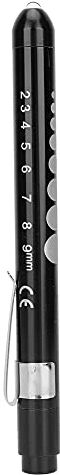 Agatige Lampada diagnostica LED Penlight Penna clinica Esame oftalmico Pupilla Check Pen Light per medico infermiere(Nero)