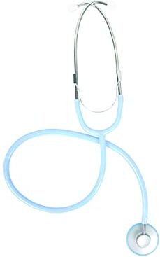 GIMA Fonendoscopio YTON, Lira Azzurro Acqua, Padiglione Ø 45 mm, Latex Free, Finitura Duracote, Manuale Multilingua, Dispositivo Medico CE Classe I