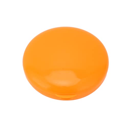 Generic Contenitore per Pillole da 7 Giorni, Mini Portapillole Rotondo con 7 Griglie per Viaggi e Casa (ORANGE)