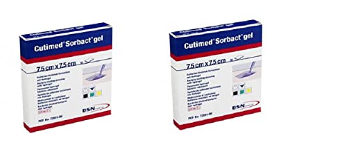 Generico BSN Medical Cutimed Sorbact Gel, Garze, 7.5 X 7.5 cm, 10 medicazioni due confezioni
