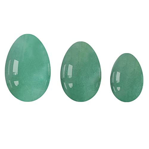 CZAOINCU Yoni Egg 16 tipi di palline da massaggio in cristallo for donne Massaggiatore di giada for esercizi di Kegel, uova di giada raccolta domiciliare (Color : Aventurine Eggs)