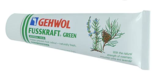 Gehwol Fusskraft Green 75 ml Refreshing Cooling Cream Contains Mentolo/Aloe Vera