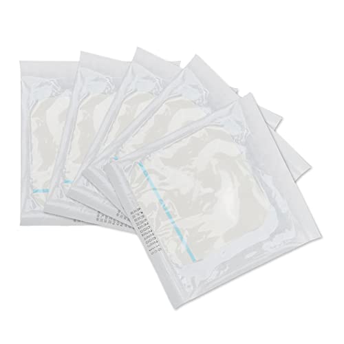 ZJchao Confezione da 5 Medicazioni Idrocolloidali 10,2 X 10,2 Cm Impermeabile Autoadesiva per la Cura delle Ferite Patch Pad per la Protezione