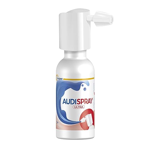 AUDISPRAY ULTRA Trattamento per tappo di cerume Scioglimento rapido dei tappi di cerume Orecchio Spray 20ml