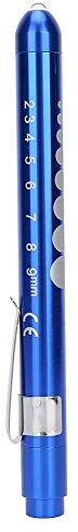 ZJchao LED Penlight Lampada diagnostica portatile professionale Clinical Pen Esame oftalmico Pupilla Check Pen Light per Doctor Nurse(Blu)