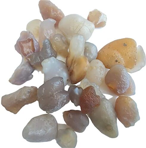 LABDIP decorazione della stanza 50-100g 2-5cm L'agata naturale del Gobi proviene da Alxa China Fish Tank Decoration Stone Sugar Agate (Color : 100g, Size : 2-5cm)