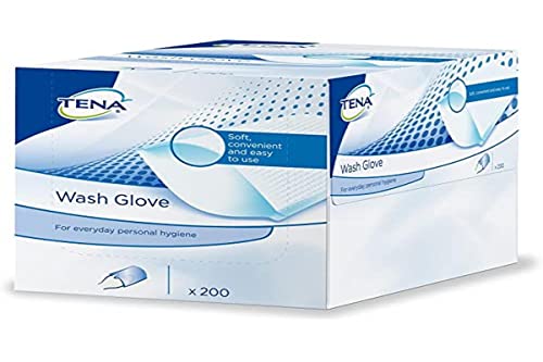 TENA -Set SCAHP740400 Washgloves, Non Plastifies, confezione da 200