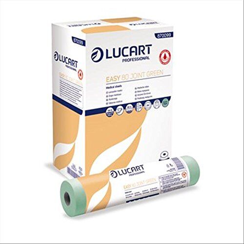 Lucart pz. 1 Lenzuolino medico verde 59x37cm 80m 870090