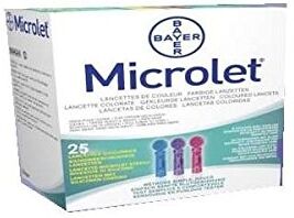 Bayer Lancette Microlet, 25 unità