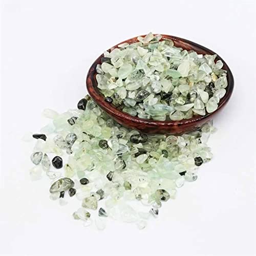 LABDIP decorazione della stanza Ghiaia di pietra di cristallo di quarzo prehnite naturale da 100 g 7mm-9mm for la guarigione del regalo della decorazione adatta for la casa