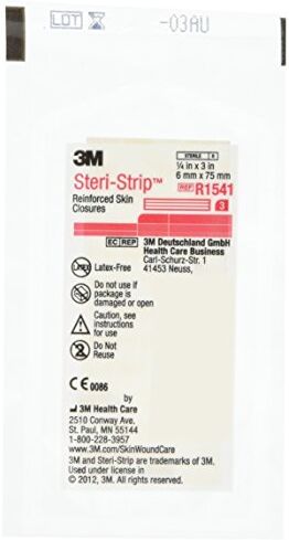 3M HEALTH CARE  Striscia per ferite, 6 x 75 mm, confezione da 50 pezzi