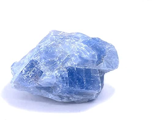 Generico CRIGEMA Pietra grezza minerale naturale per cristalloterapia meditazione cristalli (CALCITE BLU GREZZA 4-5 CM)