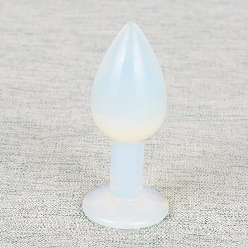 CZAOINCU Bacchetta for massaggio in vetro opalite ossidiana Strumento for massaggio femminile in cristallo maschile Prodotti rilassanti, opalite raccolta domiciliare (Color : Opalite)