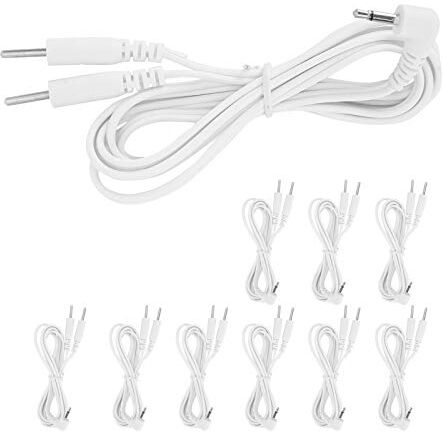 Generic 10 Pz Borsa DC 2.5mm 1.2 M 2 In 1 Pin Tipo Cavo di Fili degli Elettrodi, Cavo di Fili degli Elettrodi, per Macchina per Fisioterapia Unità TENS