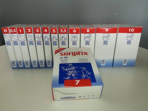 GIMA Surgifix Rete Tubolare Elastica Poly, Calibro 7, per Fissaggio di Compresse, Garze e Medicazioni di Pelvi e Anca, Lunghezza in Tensione 25 m, Colore Bianco, Made in Italy, 1 pezzo