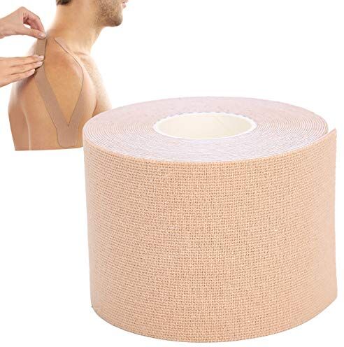 ZJchao Sport Tape, Nastro cinetico impermeabile, 5 cm x 5 m Nastro muscolare Nastro kinesiologico per terapia fisica sportiva per ginocchio caviglia, per Allenamento con i Pesi, Pallavolo,Boulder,Basket (#1)