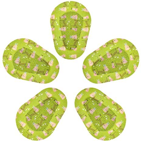 Generic 120 PCS Verde Cartoon Eye Pads Bende adesive traspiranti cerotti occhio pigro per bambini e adulti