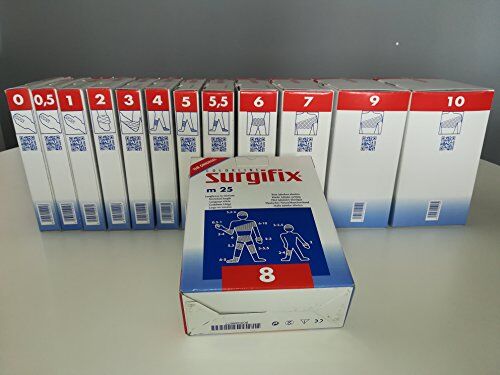 GIMA Surgifix Rete Tubolare Elastica Poly, , per Fissaggio di Compresse, Garze e Medicazioni Ascella, Spalla Corpo, Lunghezza in Tensione 25 m, Colore Bianco, Made Italy, 1 pezzo